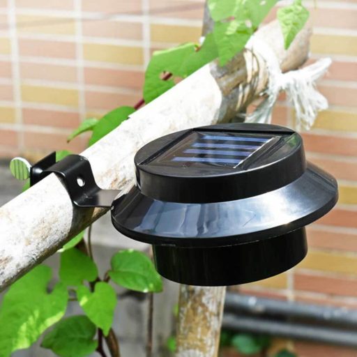 Solárna lampa na odkvap vo voliteľných farbách- 2 ks