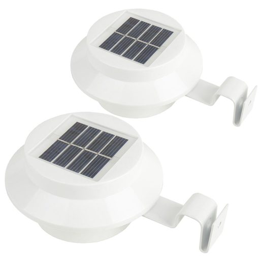 Solárna lampa na odkvap vo voliteľných farbách- 2 ks