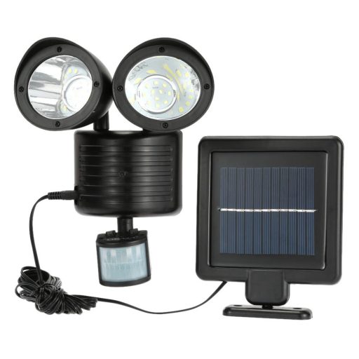 Dvojitá solárna lampa s pohybovým senzorom