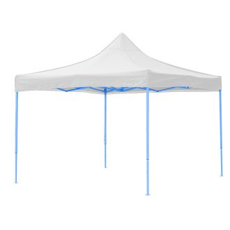 Záhradný pavilón-biely-altánok-2,9x2,9 m