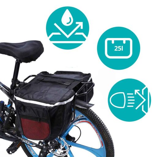 Dvojitá taška na bicykel