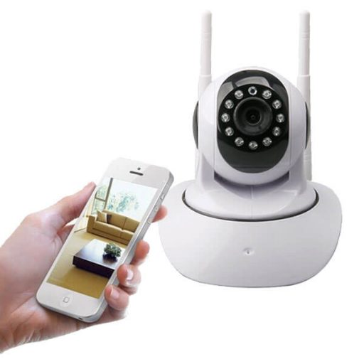 Otočná WiFi kamera s 2 anténami