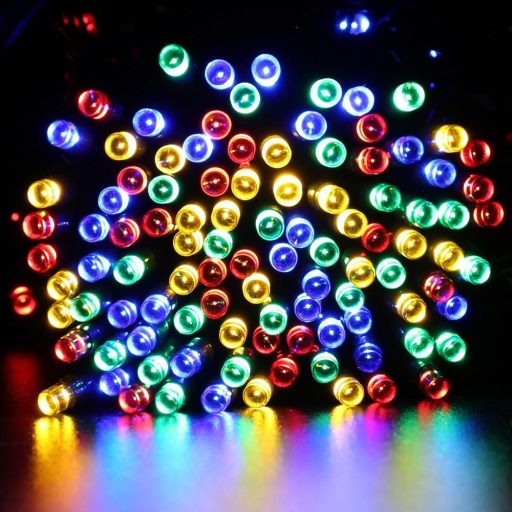 Solárna záhradná svietiaca reťaz 100 LED, farebné, 20 m