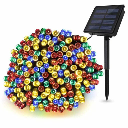 Solárna záhradná svietiaca reťaz 100 LED, farebné, 20 m