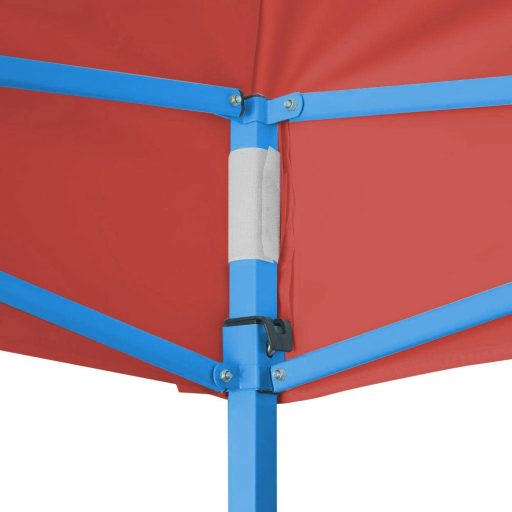 Záhradný pavilón-červený+prenosná taška-2,9x4,25 m