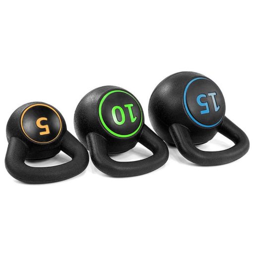 3-dielna Kettlebell sada - 2.3/4.5/6.7 kg (5/10/15 lbs)