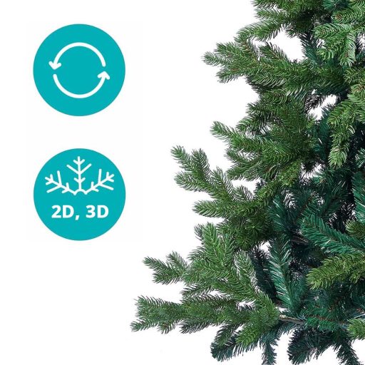 3D umelý stromček s kovovým stojanom, rôzne veľkosti- 150 cm