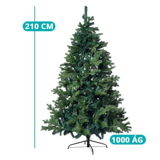 3D umelý stromček s kovovým stojanom, rôzne veľkosti-210 cm