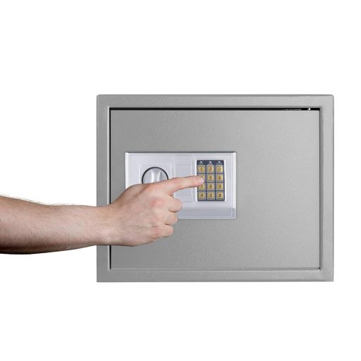 Digitálny trezor v 2 veľkostiach, veľký- sivý