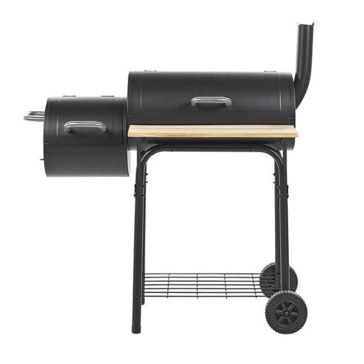 2 v 1 BBQ gril a smoker na drevené uhlie
