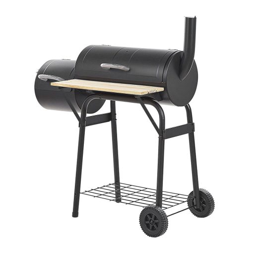 2 v 1 BBQ gril a smoker na drevené uhlie