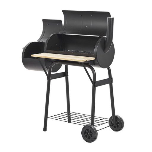 2 v 1 BBQ gril a smoker na drevené uhlie