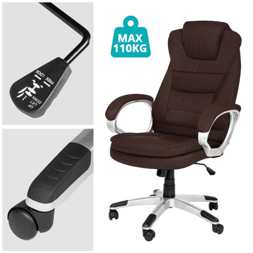 RELAXAČNÉ otočné kreslo v 3 farbách- hnedá