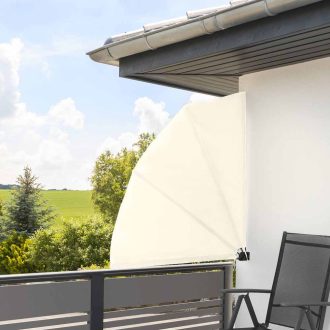 Skladacia zástena na balkón, 140 cm, 2 farby