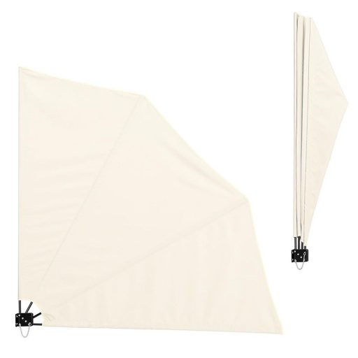 Skladacia zástena na balkón, 140 cm, 2 farby