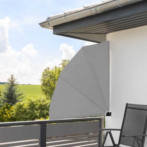 Skladacia zástena na balkón, 140 cm, 2 farby
