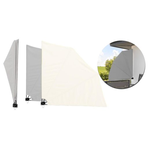Skladacia zástena na balkón, 140 cm, 2 farby