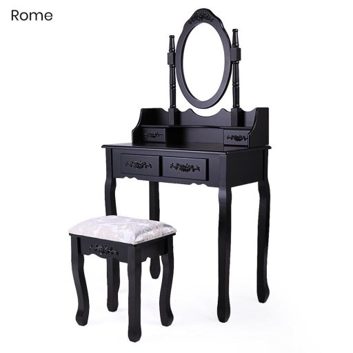 Toaletný stolík s taburetkou- Rome