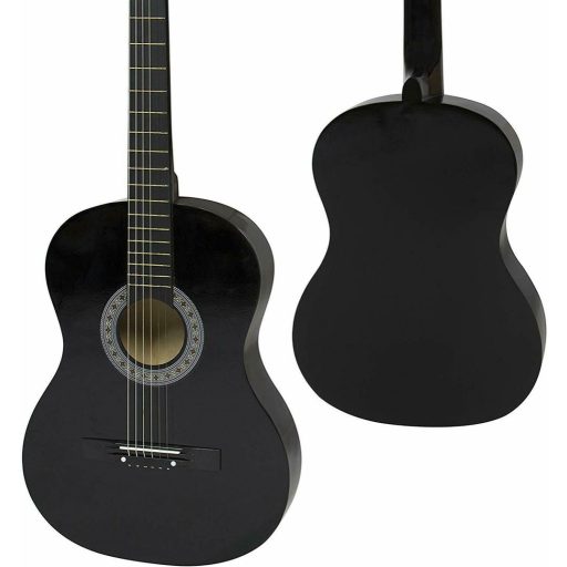 Akustický gitarový set pre začiatočníkov s ladičkou navyše,  2 farebné prevedenia, čierny