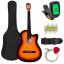Akustický gitarový set pre začiatočníkov s ladičkou navyše, 2 farebné prevedenia