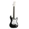 Elektrický gitarový set pre začiatočníkov s gitárkombom navyše - čierny