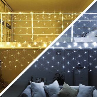 LED svetelná sieť, 128 LED, 2 rôzne farby