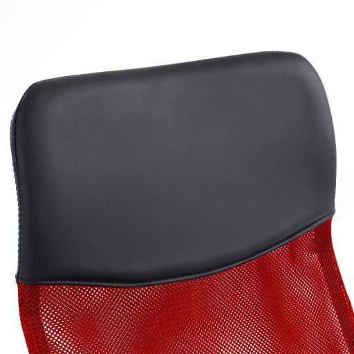 Ergonomické kancelárske kreslo s vysokou opierkou,  3 rôzne farby- červené