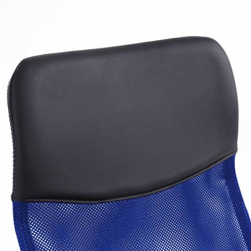 Ergonomické kancelárske kreslo s vysokou opierkou,  3 rôzne farby- modré
