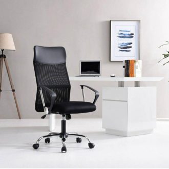   Ergonomické kancelárske kreslo s vysokou opierkou, 3 rôzne farby