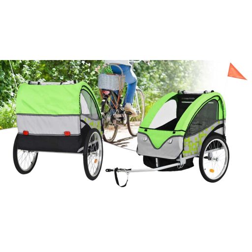 Cyklovozík pre deti za bicykel, nosnosť 30 kg