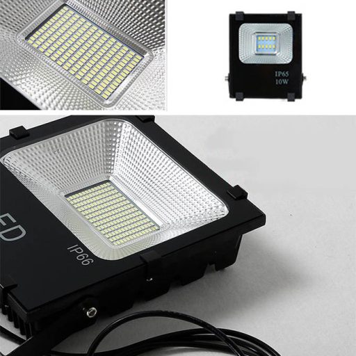 LED reflektor so solárnym panelom, 4 typy, 10W