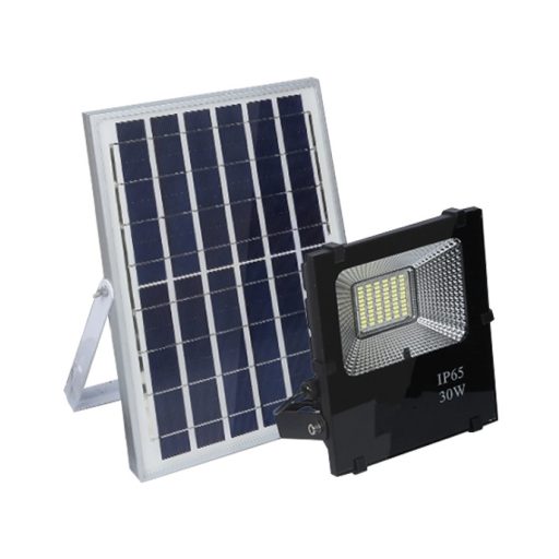LED reflektor so solárnym panelom, 4 typy
