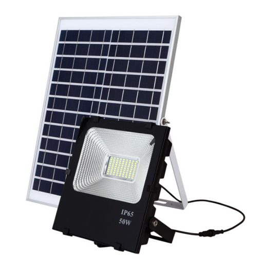 LED reflektor so solárnym panelom, 4 typy