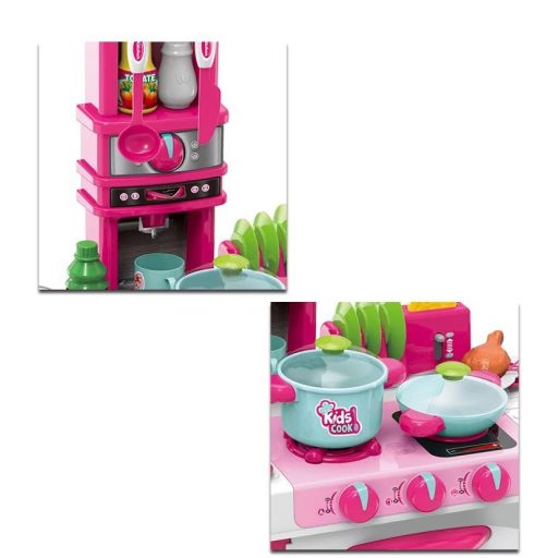 Detská kuchynka, viac typov, veľká, pink
