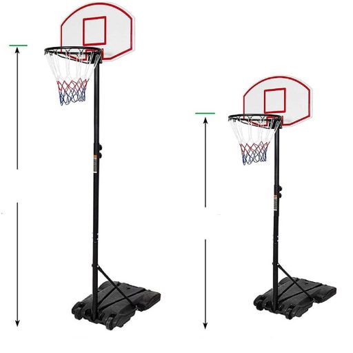 Mobilný basketbalový kôš s nastaviteľnou výškou