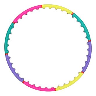 Kruh hula hoop, farebný, 98 cm
