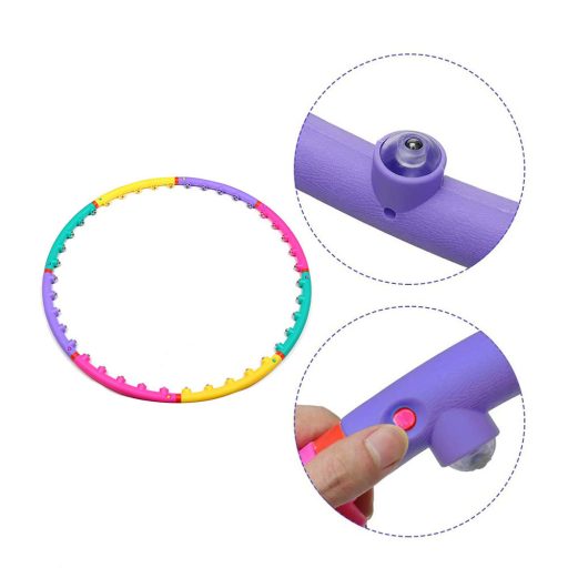 Kruh hula hoop, farebný, 98 cm