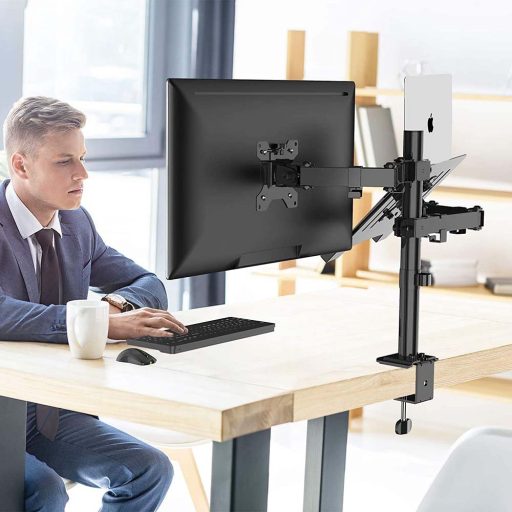 Stolný držiak na monitor a notebook
