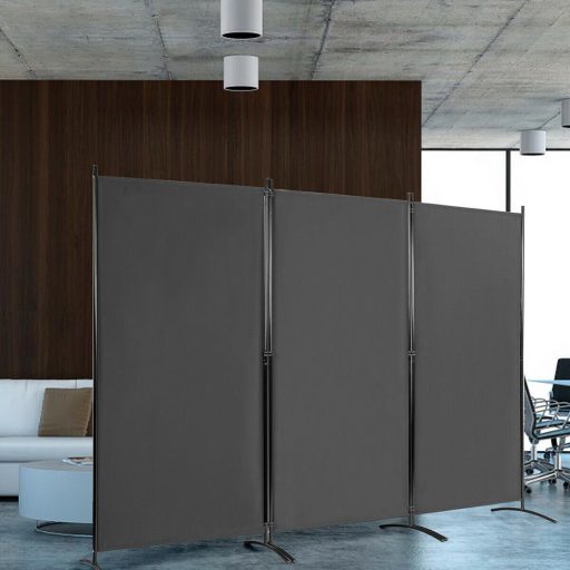 Mobilný paraván 260x180 cm, sivý