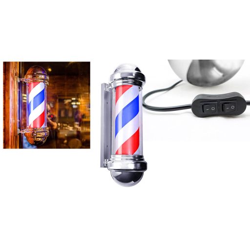 Svetelný pútač barber shop