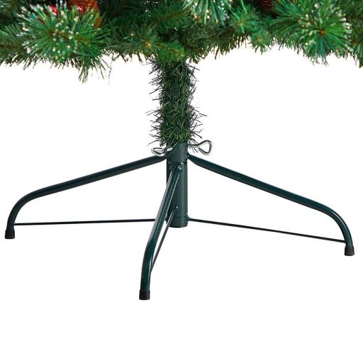 Vianočný stromček s LED diódami, rôzne typy, teplá biela, 100 LED- ov, 120 cm