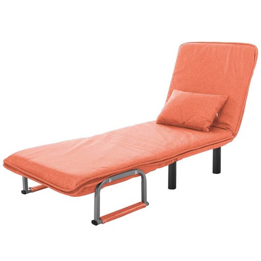 Kreslo a posteľ v jednom, rôzne farby- oranžová