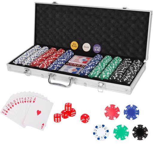 Pokerová sada 500 kusov v hliníkovom kufríku