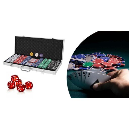 Pokerová sada 500 kusov v hliníkovom kufríku