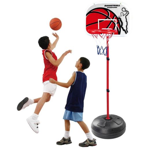 Nastaviteľný basketbalový kôš s loptou a pumpou
