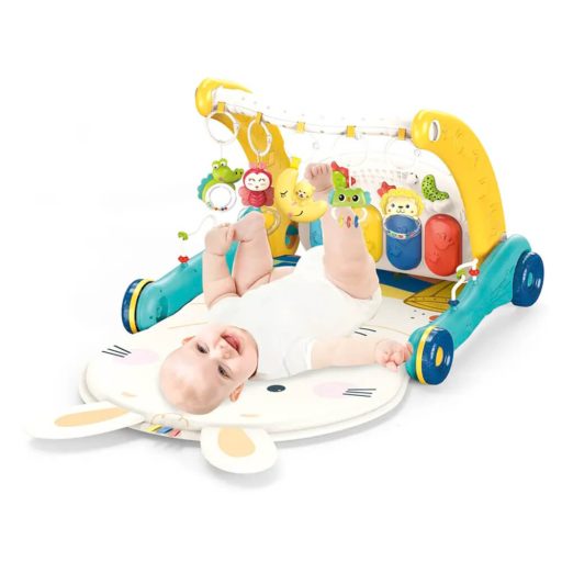 Pomôcka na chodenie pre deti a podložka na hranie klavír, 2 v 1
