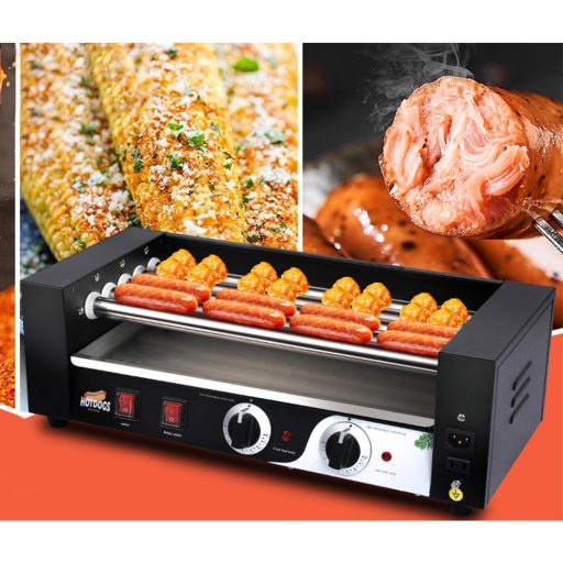 Valcový gril na prípravu a ohrievanie HOT DOG párkov