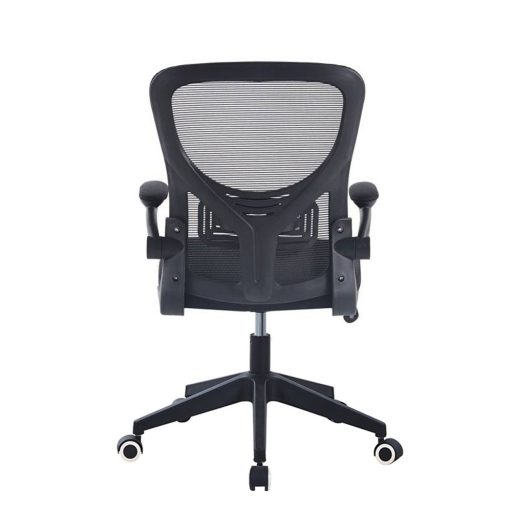 Ergonomické kancelárske kreslo s prehýbateľnými lakťovými opierkami, čierna