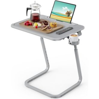   Stolík na raňajky s nastaviteľnou výškou a stojanom na tablety