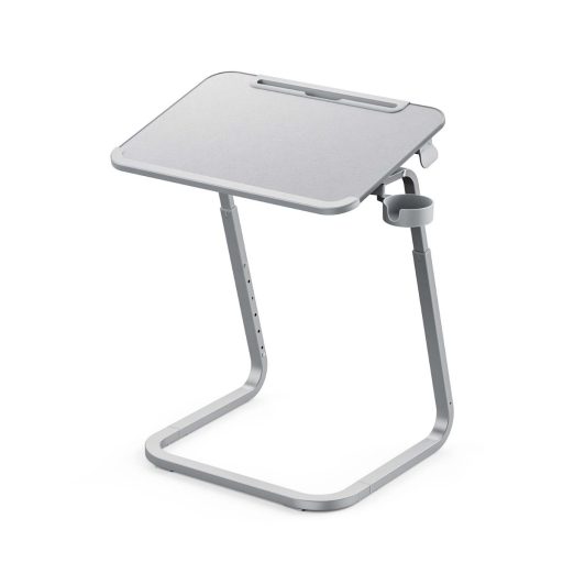 Stolík na raňajky s nastaviteľnou výškou a stojanom na tablety